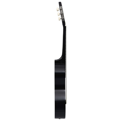 Chitarra Classica Principianti e Bambini Custodia Nera 1/2 34"