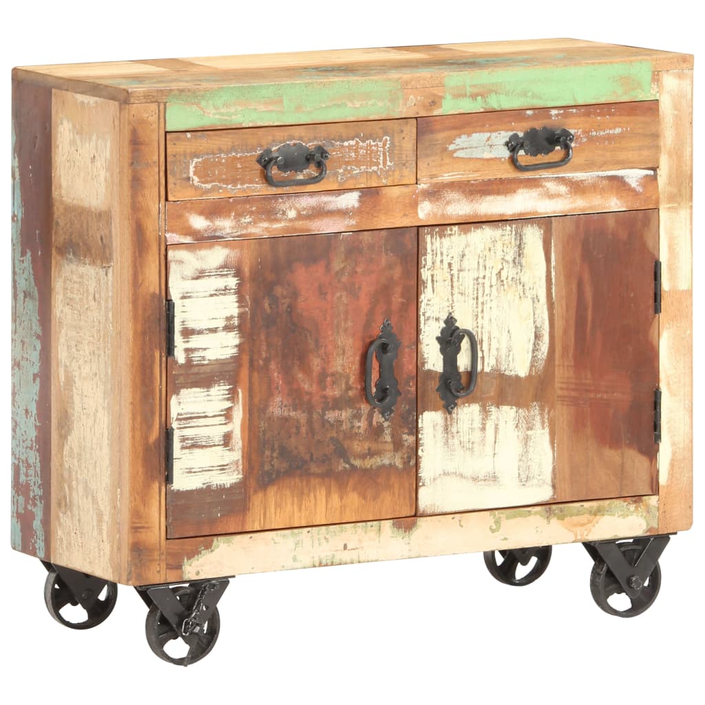 Credenza 80x30x70 cm in Legno Massello di Recupero
