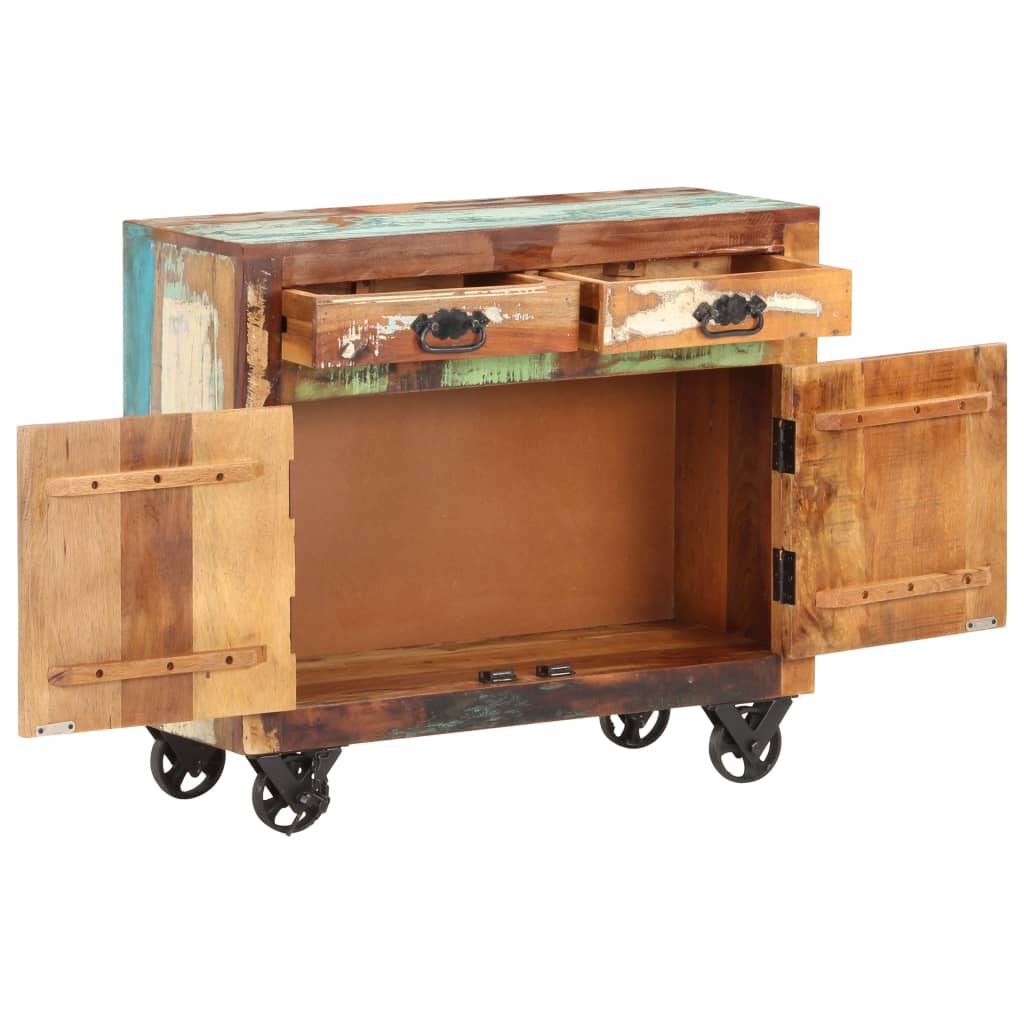 Credenza 80x30x70 cm in Legno Massello di Recupero