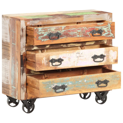 Credenza 80x30x70 cm in Legno Massello di Recupero