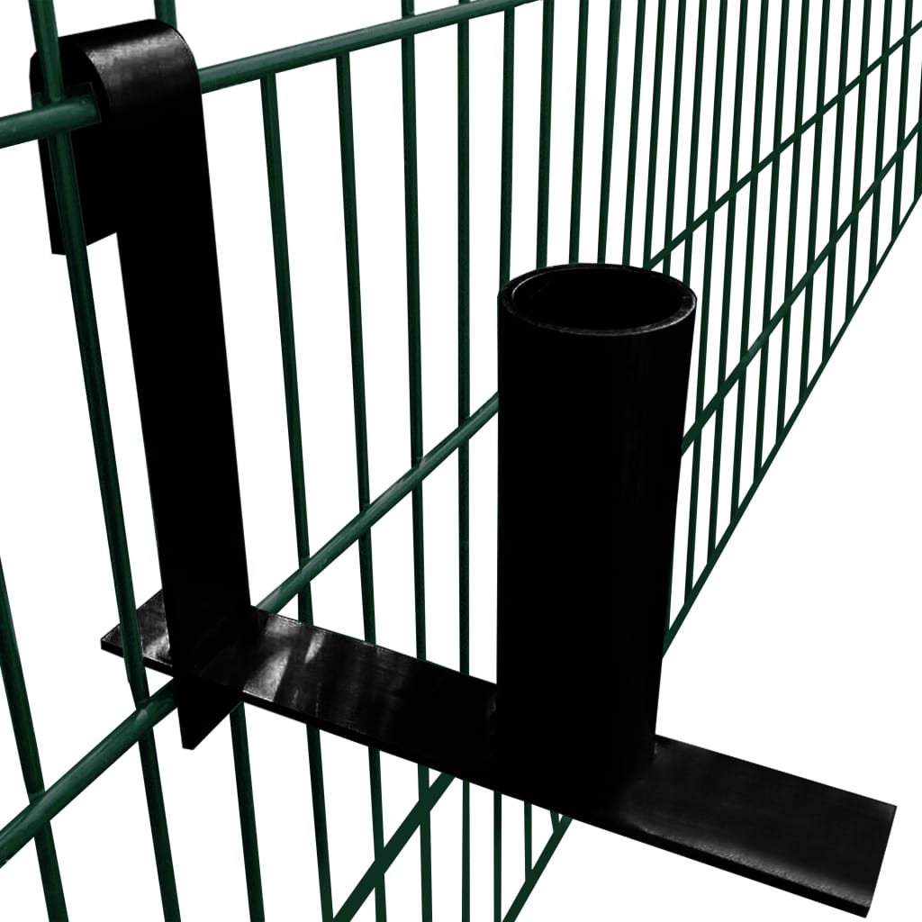 Supporti Rotoli Strisce di Recinzione Privacy 3 pz in Acciaio