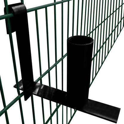 Supporti Rotoli Strisce di Recinzione Privacy 3 pz in Acciaio
