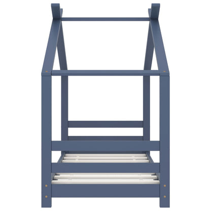 Giroletto per Bambini Grigio in Massello di Pino 70x140 cm