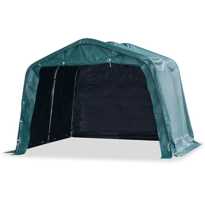 Tendone Bestiame Rimovibile PVC 550 g/mÃ‚Â² 3,3x3,2 m Verde Scuro