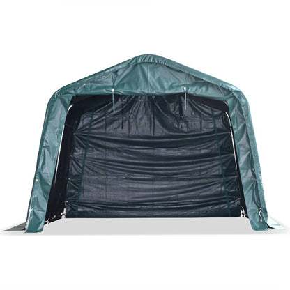 Tendone Bestiame Rimovibile PVC 550 g/mÃ‚Â² 3,3x3,2 m Verde Scuro