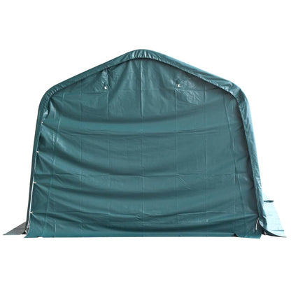 Tendone Bestiame Rimovibile PVC 550 g/mÃ‚Â² 3,3x3,2 m Verde Scuro