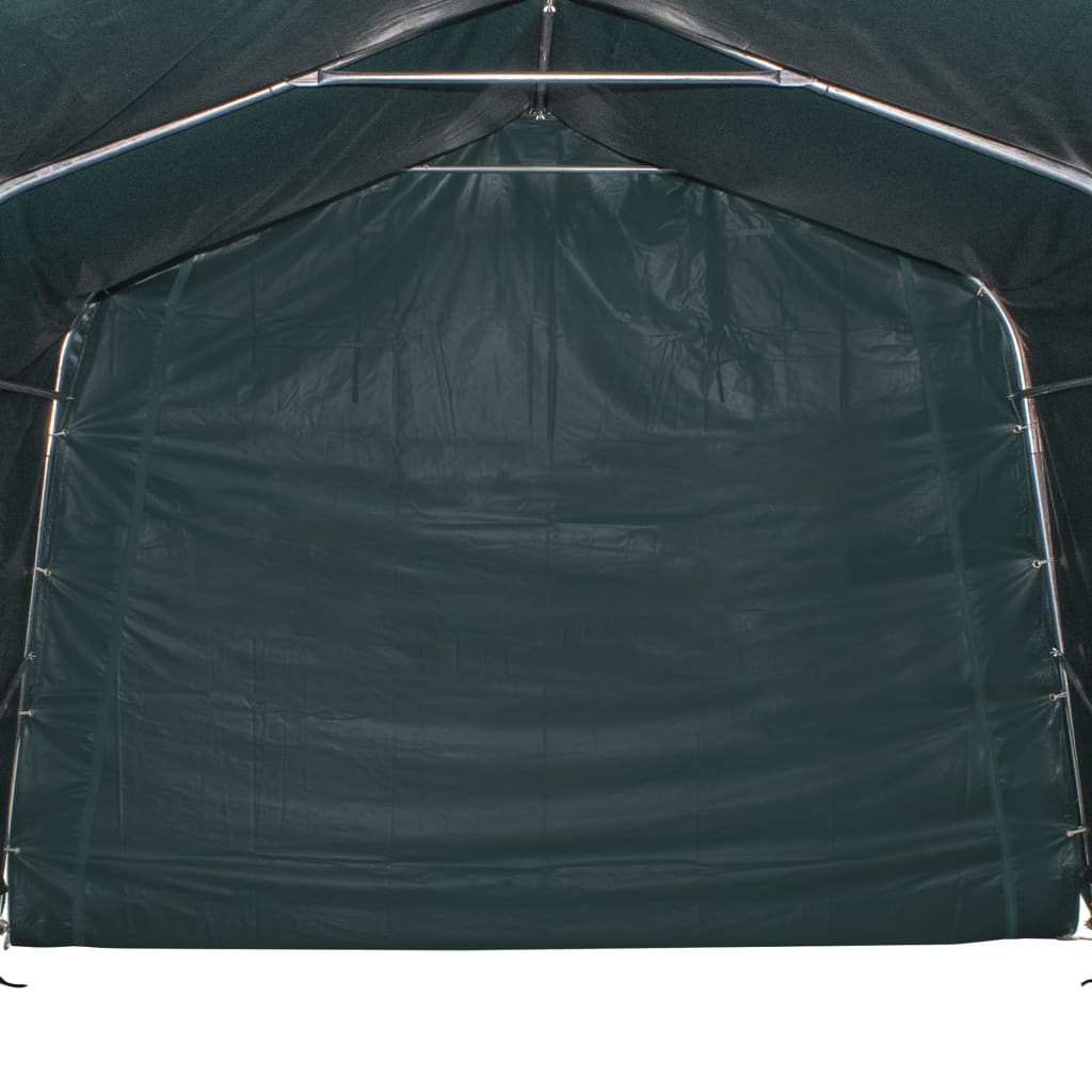 Tendone Bestiame Rimovibile PVC 550 g/mÃ‚Â² 3,3x3,2 m Verde Scuro