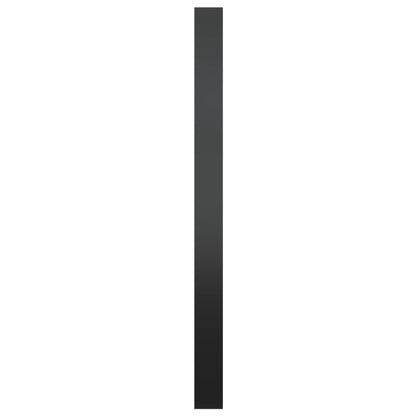 Specchio da Parete Nero 40 cm