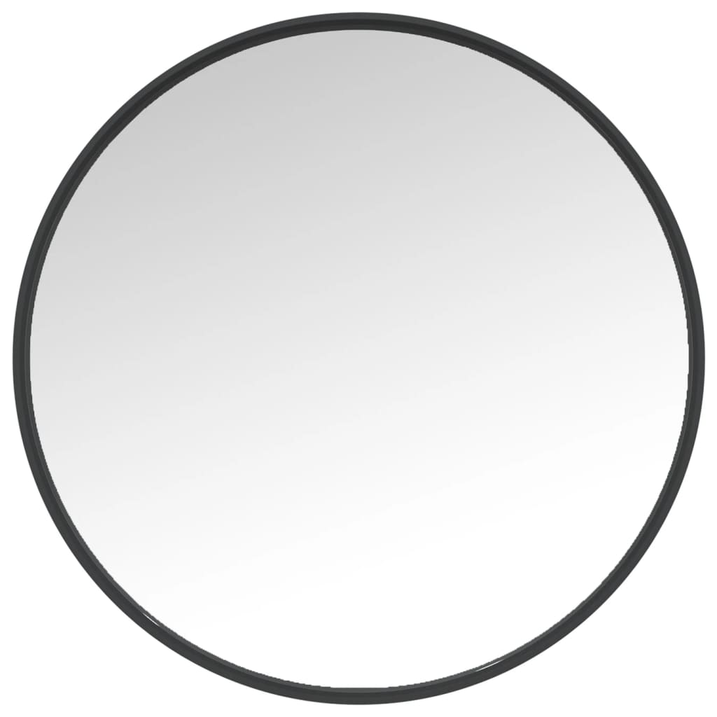 Specchio da Parete Nero 50 cm