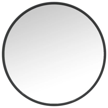 Specchio da Parete Nero 50 cm