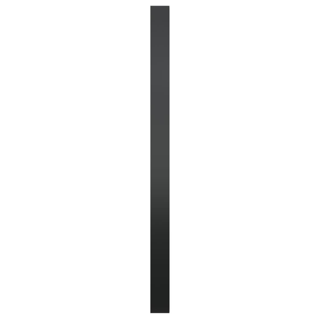 Specchio da Parete Nero 50 cm
