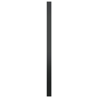 Specchio da Parete Nero 60 cm