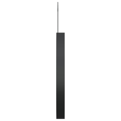 Specchio Sospeso con Gancio Nero 30 cm