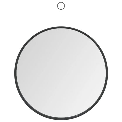 Specchio Sospeso con Gancio Nero 40 cm