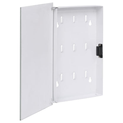 Cassetta Portachiavi con Lavagna Magnetica Bianca 30x20x4 cm