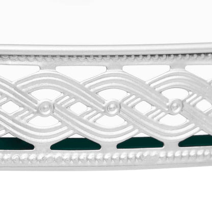 Tavolino Laterale Argento 40x40x41 cm in Vetro