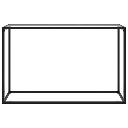 Tavolo Consolle Trasparente 120x35x75 cm in Vetro Temperato