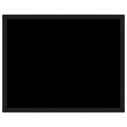 322852 Console Table Black 50x40x40 cm Tempered Glass