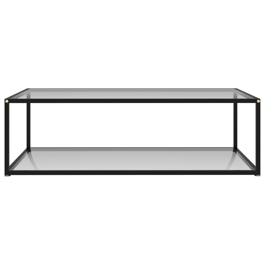 322902 Coffee Table Transparent 120x60x35 cm Tempered Glass