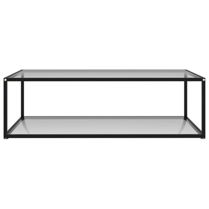 322902 Coffee Table Transparent 120x60x35 cm Tempered Glass