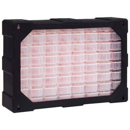 Mobile Contenitore con 64 Cassetti 52x16x37,5 cm