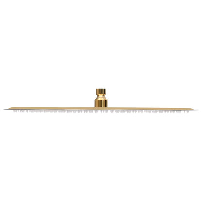 Testa Doccia a Pioggia in Acciaio Inox 40 cm Rotonda Oro