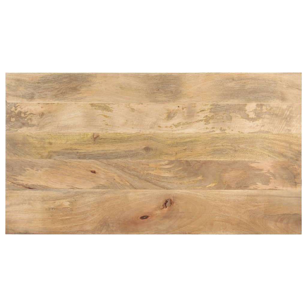 Tavolino da Salotto 110x60x35 cm in Legno Massello di Mango