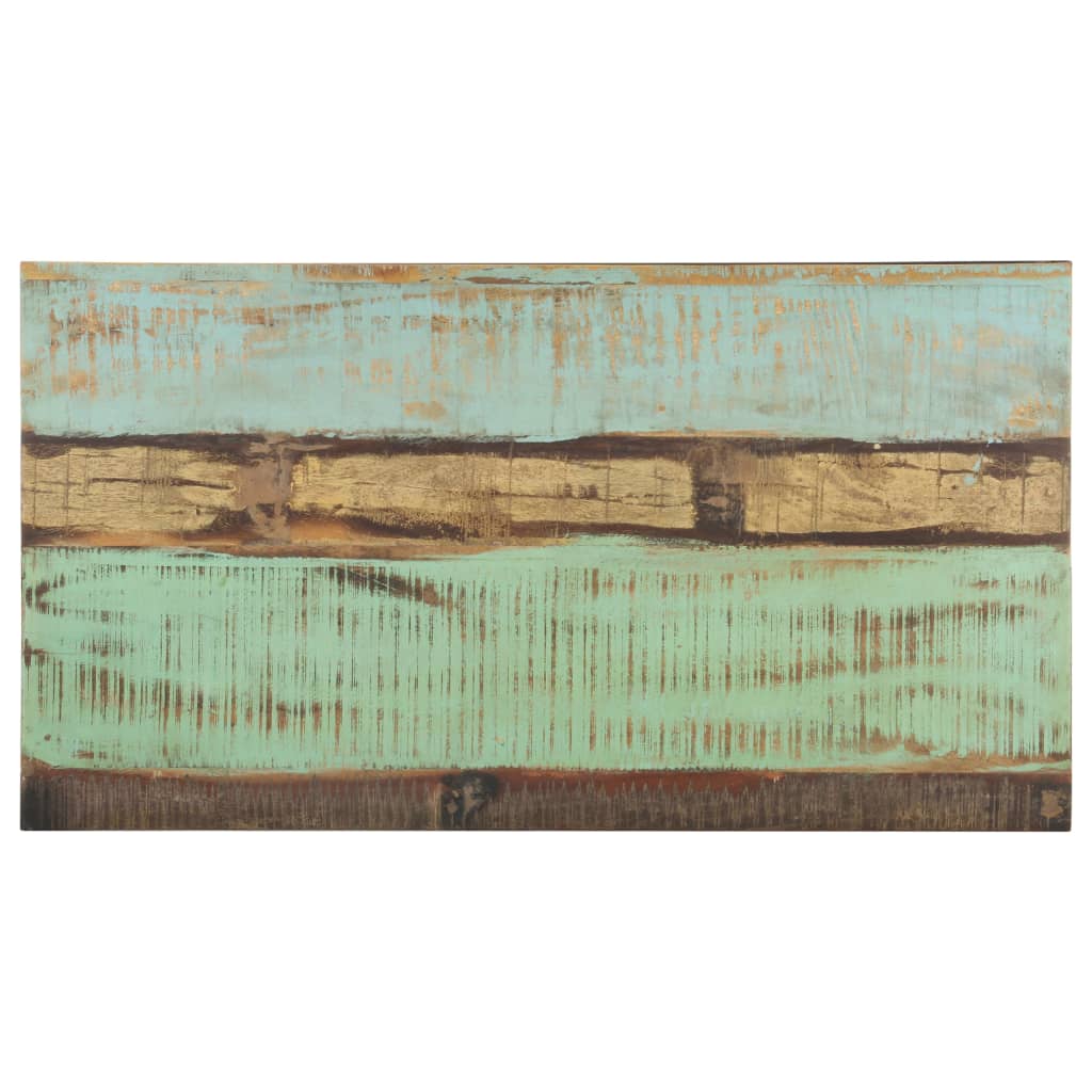 Tavolino da Salotto 110x60x35 cm in Legno Massello di Recupero