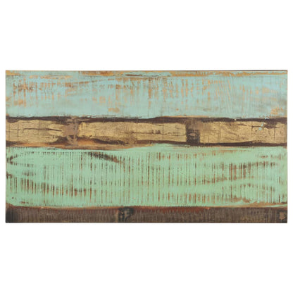 Tavolino da Salotto 110x60x35 cm in Legno Massello di Recupero