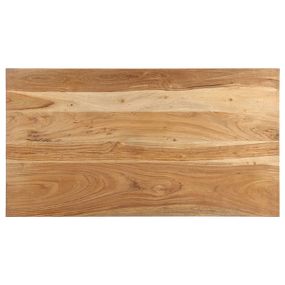 Tavolino da CaffÃ¨ 110x60x35 cm in Legno Massello di Acacia