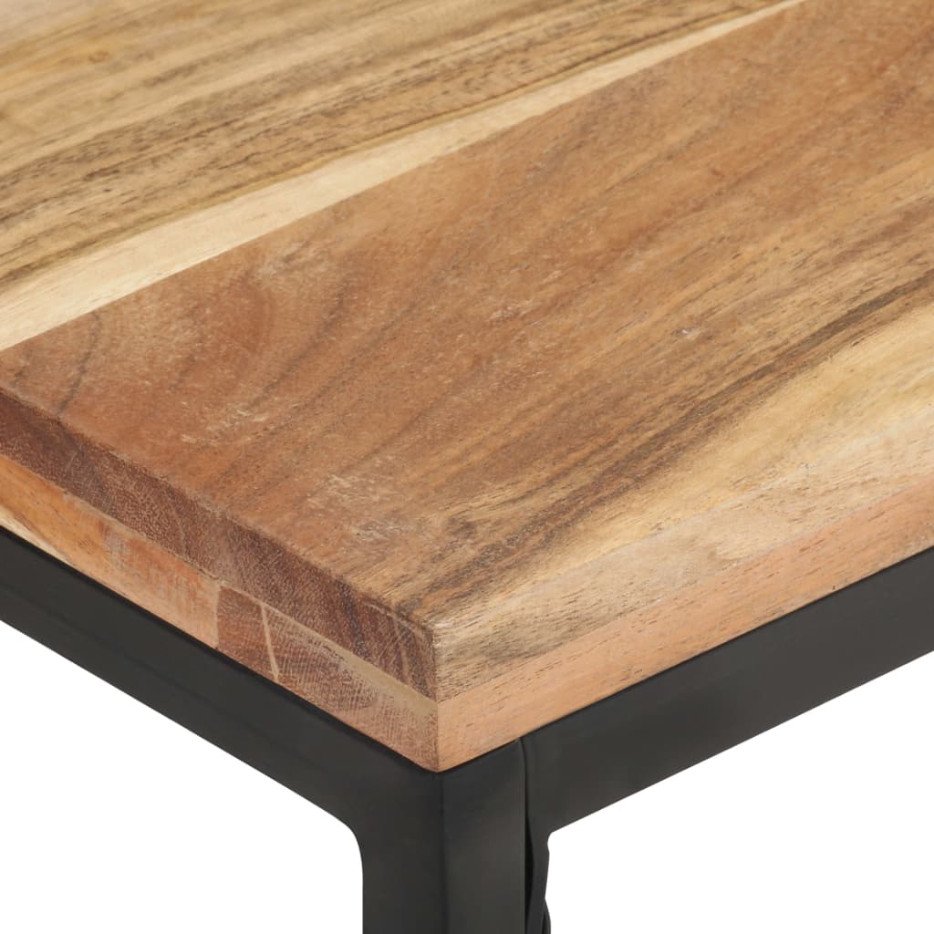 Tavolino da CaffÃ¨ 110x60x35 cm in Legno Massello di Acacia