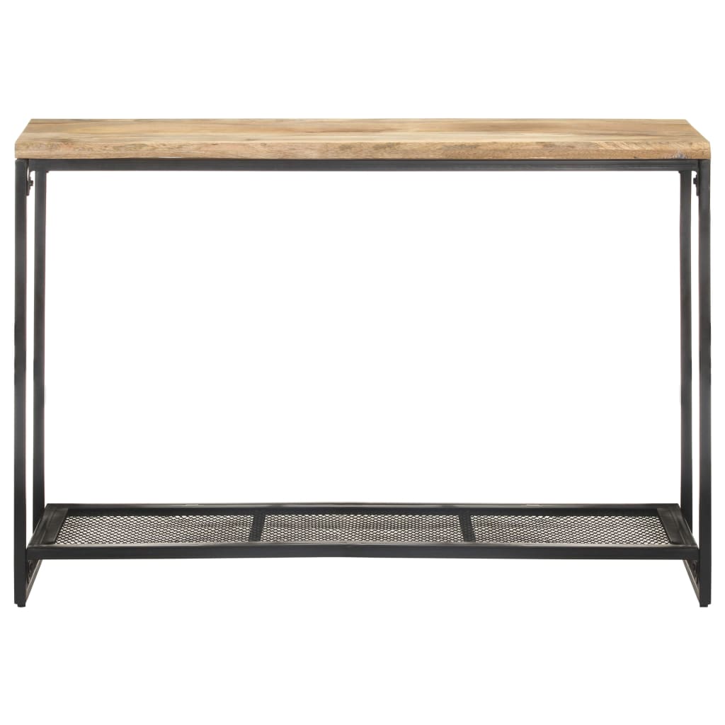 Tavolo Consolle 110x35x75 cm in Legno Massello di Mango