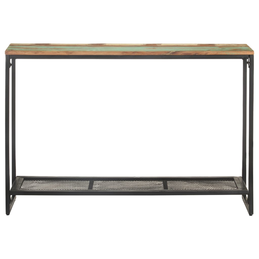 Tavolo Consolle 110x35x75 cm in Legno Massello di Recupero