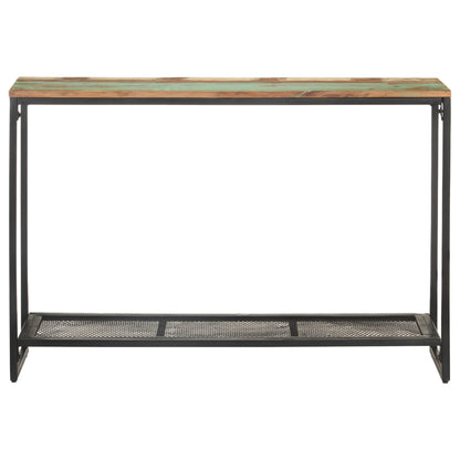 Tavolo Consolle 110x35x75 cm in Legno Massello di Recupero
