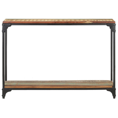 Tavolo Consolle 110x30x75 cm in Legno Massello di Recupero