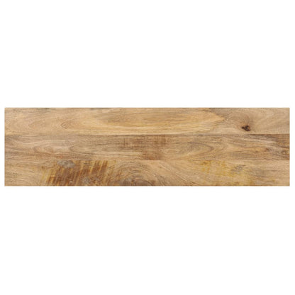Tavolino da Salotto 90x30x40 cm in Legno Massello di Mango