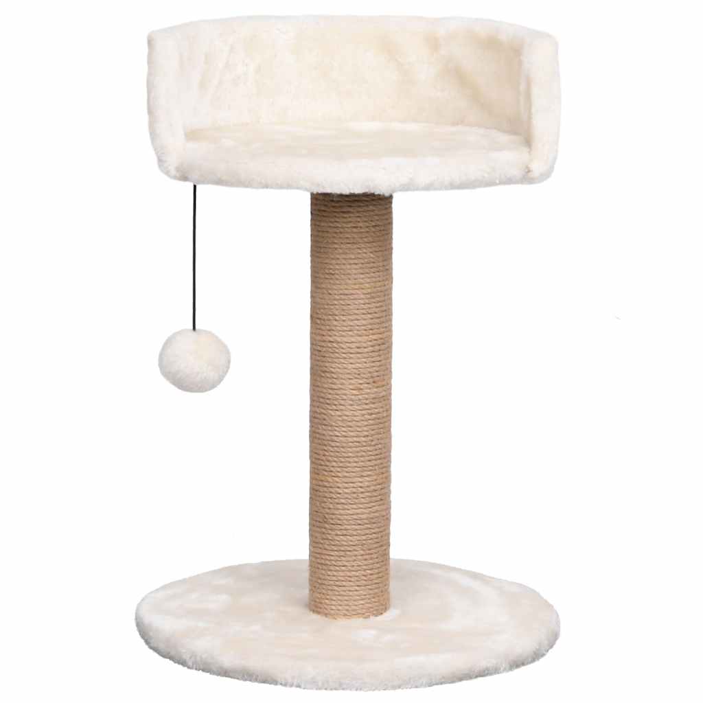 Albero per Gatti con Palo Tiragraffi 49 cm in Giunco