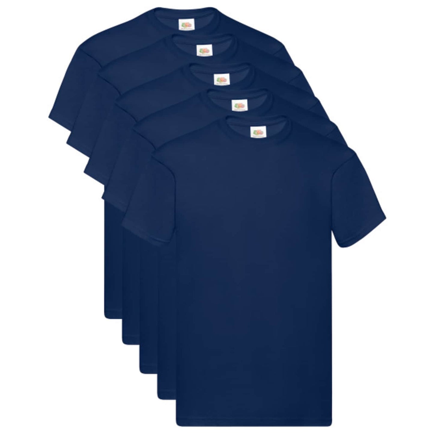 Camicia 5 pcs Blu 5XL Cotone