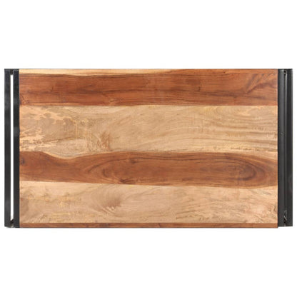 Tavolino da Salotto 100x55x45 cm in Legno Massello di Acacia
