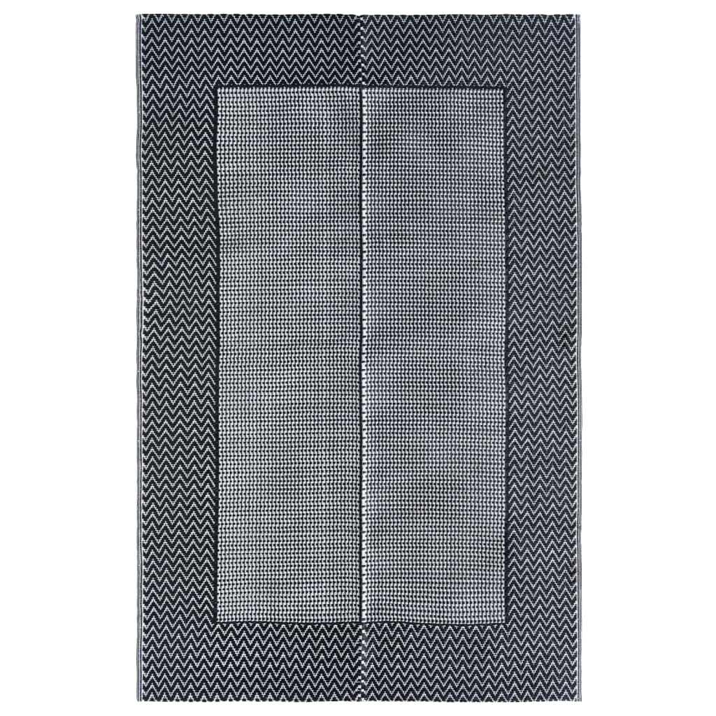 Tappeto da Esterni ARAKIL Grigio 120x180 cm in PP