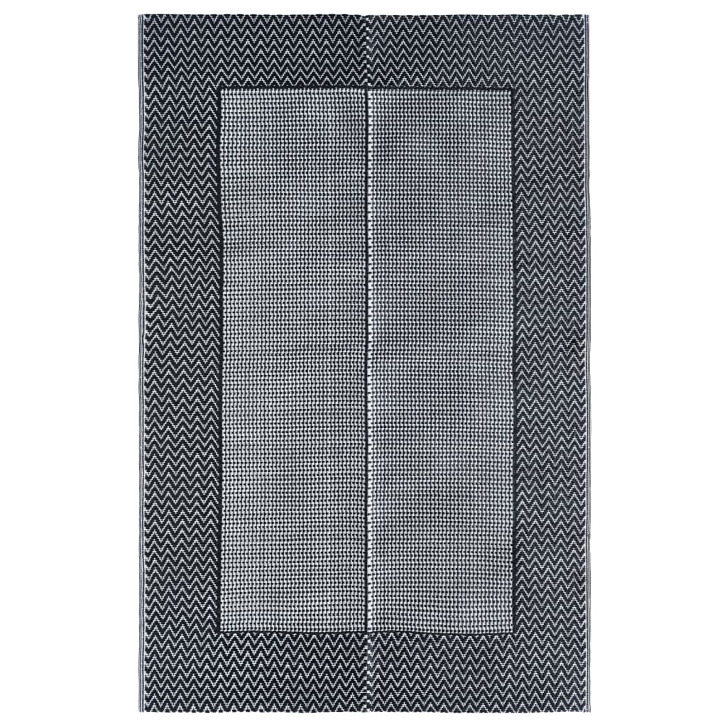 Tappeto da Esterni ARAKIL Grigio 190x290 cm in PP