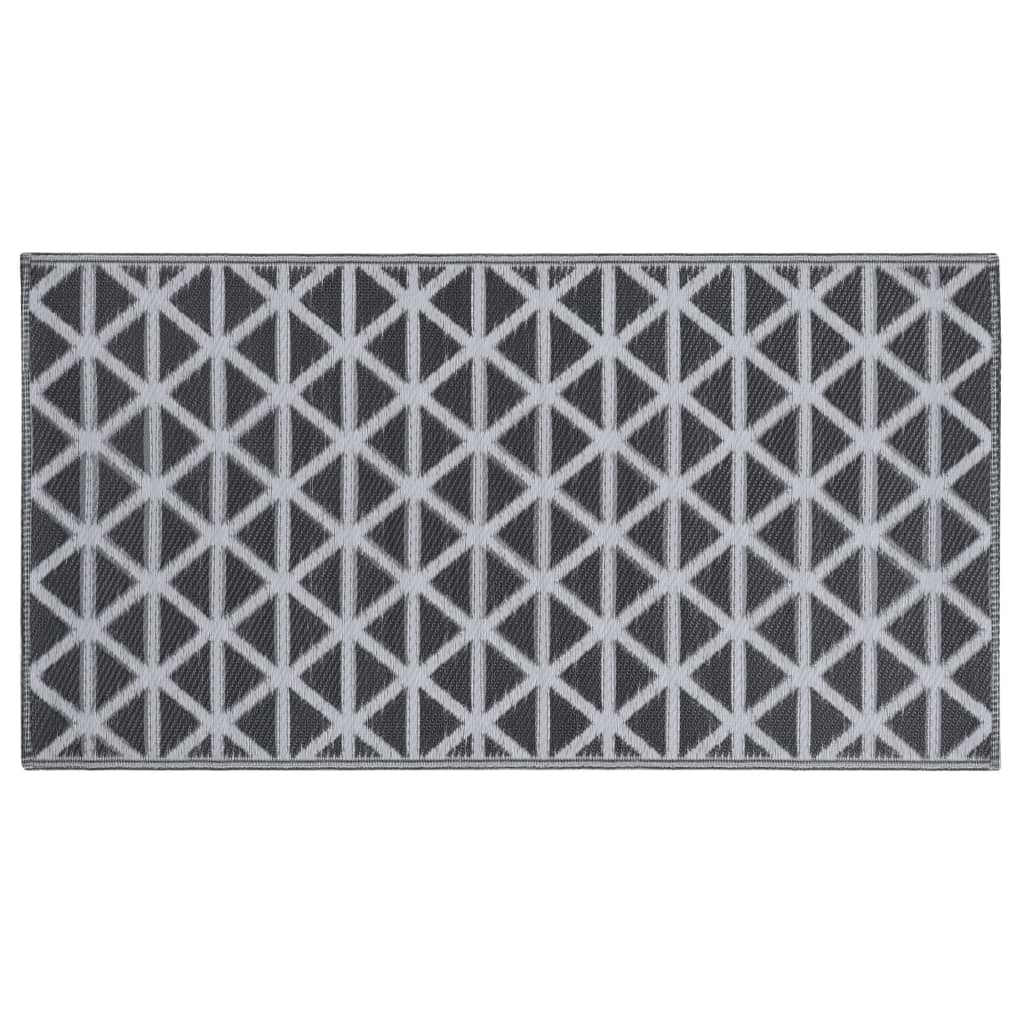 Tappeto da Esterni ARAKIL Nero 120x180 cm in PP
