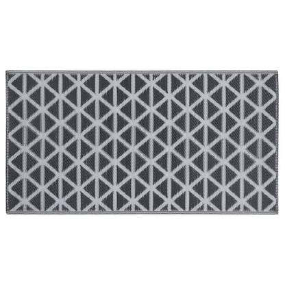 Tappeto da Esterni ARAKIL Nero 120x180 cm in PP