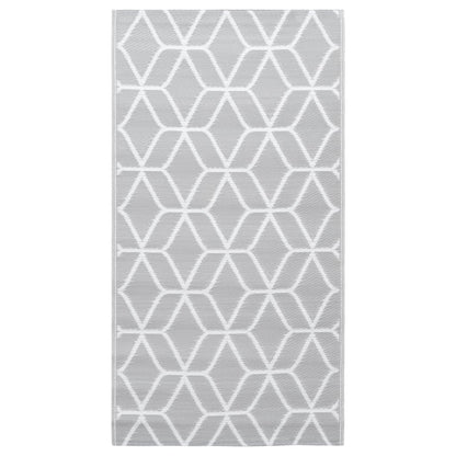 Tappeto da Esterni ARAKIL Grigio 160x230 cm in PP