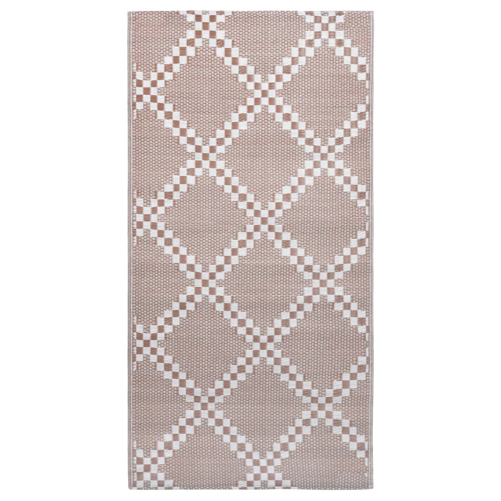 Tappeto da Esterni ARAKIL Marrone 80x150 cm in PP