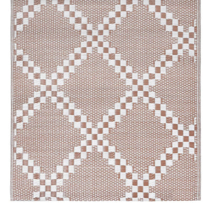 Tappeto da Esterni ARAKIL Marrone 160x230 cm in PP