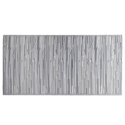 Tappeto da Esterni ARAKIL Grigio 190x290 cm in PP