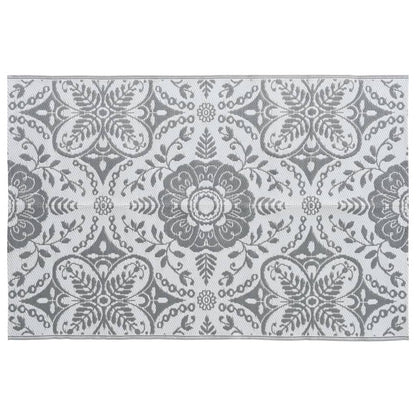 Tappeto da Esterni ARAKIL Grigio Chiaro 120x180 cm in PP