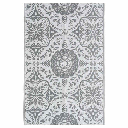 Tappeto da Esterni ARAKIL Grigio Chiaro 190x290 cm in PP