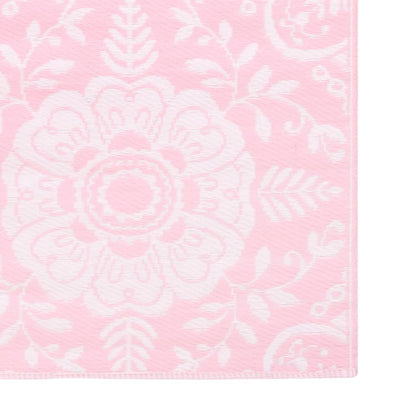 Tappeto da Esterni ARAKIL Rosa 80x150 cm in PP